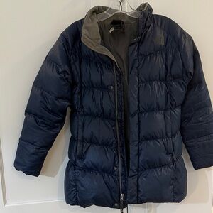 The North Face Kids Dark Blue Puffer Jacket